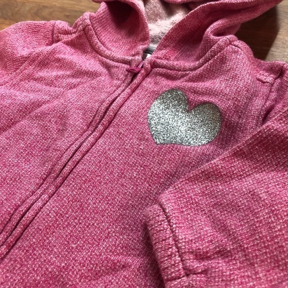 🎉3 For 15$🎉Baby Pink Zipper Hoodie - Picture 3 of 4